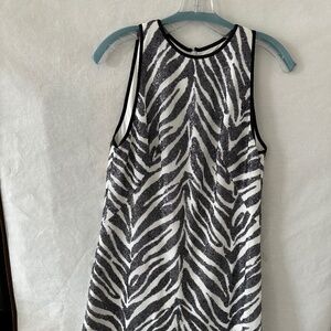 Zebra print dress